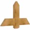 Ekena Millwork Eugene Rough Sawn Timber Gable Bracket, Western Red Cedar, 36"W x 21"H x 2"D x 6"F, 14/12 Pitch GBW036X21X0206EUG00RWR - alternate 3